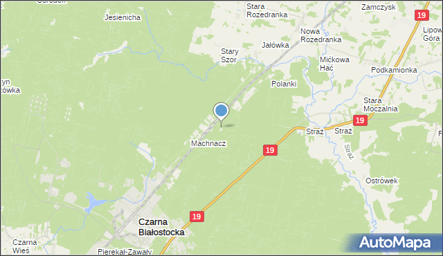 mapa Rogoziński Most, Rogoziński Most na mapie Targeo